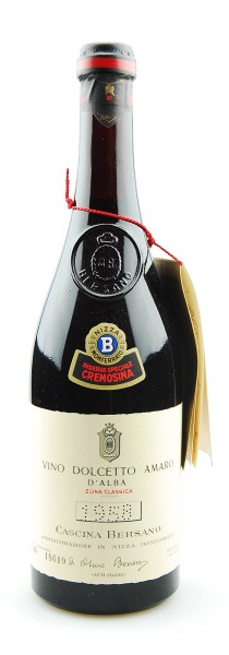 Wein 1958 Dolcetto Amaro d´Alba Bersano Riserva Speciale, die perfekte  Geschenk-Idee bei Geschenkshop-Deluxe kaufen
