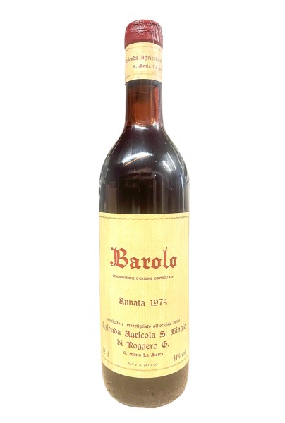 Wein 1970 Barolo San Biagio di Roggero