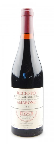 Wein 1988 Amarone Tedeschi Recioto della Valpolicella