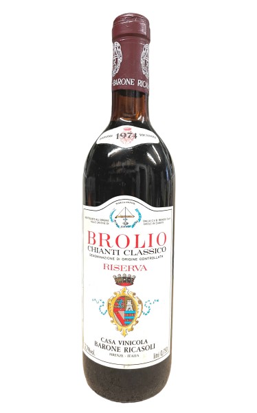 Wein 1974 Chianti Classico Riserva Brolio Ricasoli