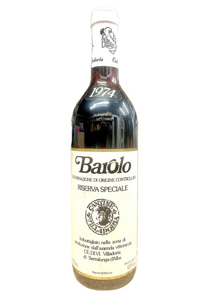 Wein 1974 Barolo Riserva Speciale Villadoria