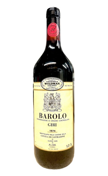 Wein 1974 Barolo Giri Magnum 1,5 Liter - Sensation