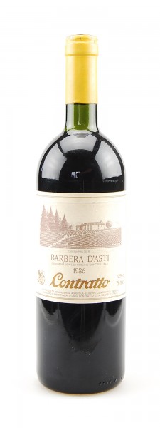 Wein 1986 Barbera d´Asti Giuseppe Contratto