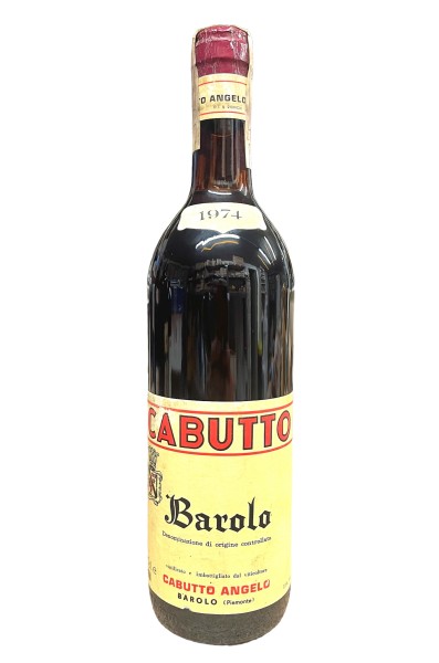 Wein 1974 Barolo Cabutto