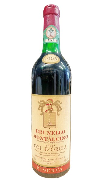 Wein 1965 Brunello Col d´Orcia RISERVA