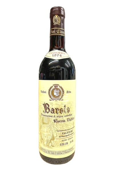 Wein 1974 Barolo Riserva Speciale Valfieri