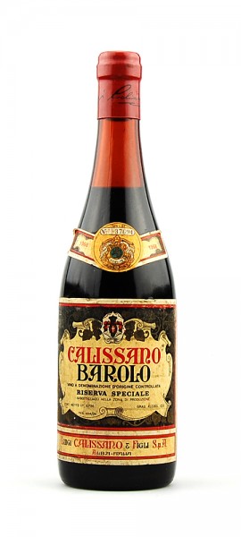 Wein 1968 Barolo Calissano Riserva Speciale