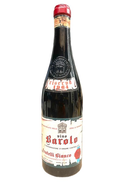 Wein 1964 Barolo Riserva Bianco - unser Tipp!