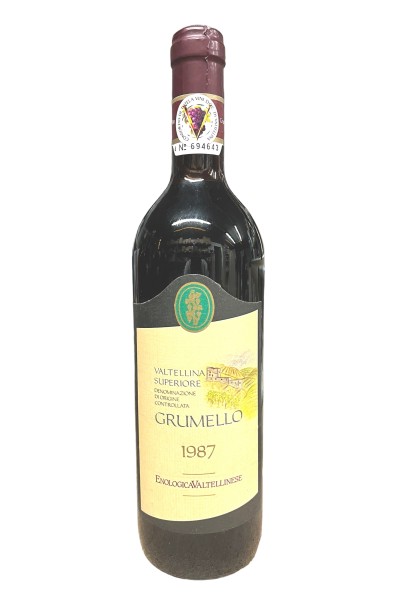 Wein 1987 Grumello Superiore Enologica Valtellinese