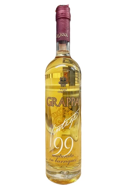 Grappa 1999 Villa Colonna maturata in barriques